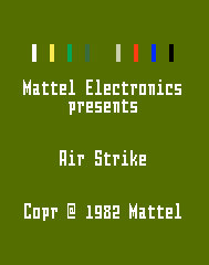 Air Strike Title Screen